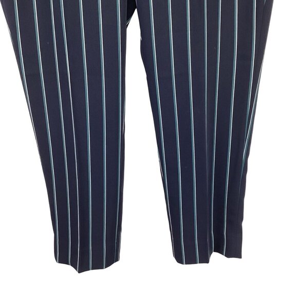 Banana Republic Avery Women's Striped Pants Size 6 Navy & White Trousers - Picture 6 of 9